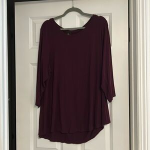 Soft plum tunic